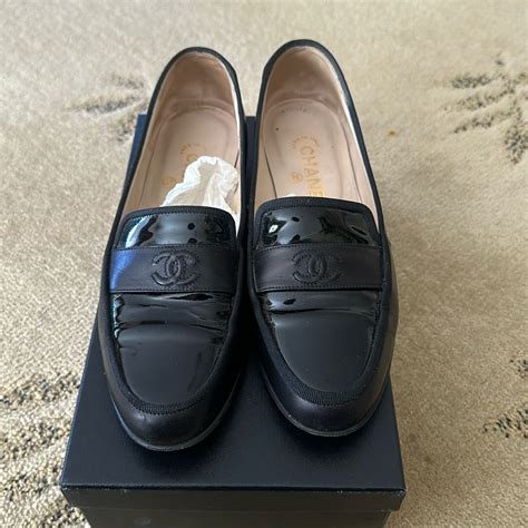 chanel mocassin|authentic chanel loafers.